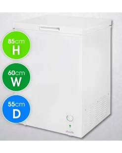 Abode A142CF0E1W Chest Freezer 142L - White