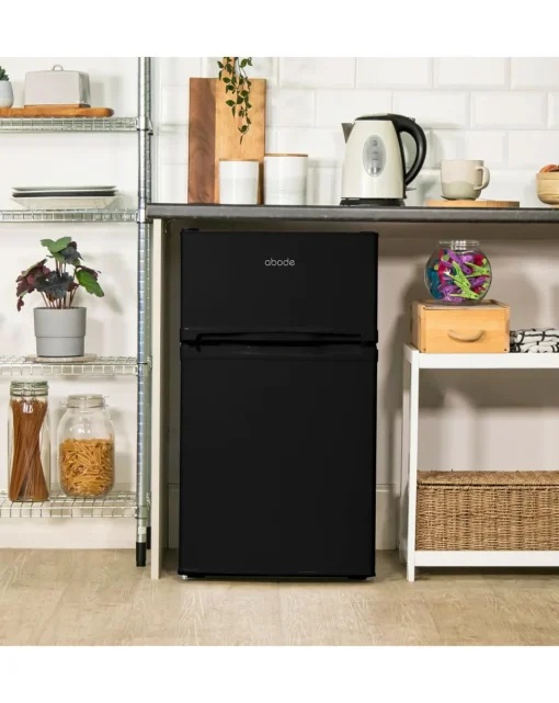 Abode A85UCFF482E1B 85L Under Counter Fridge Freezer Black