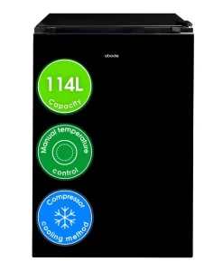 ABODE 50CM UNDERCOUNTER LARDER FRIDGE - BLACK