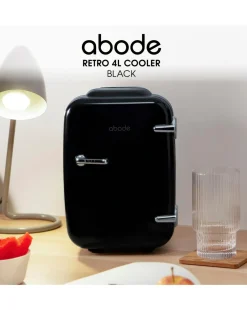 Abode Retro A4CLR201B Mini Cooler and Warmer - Black