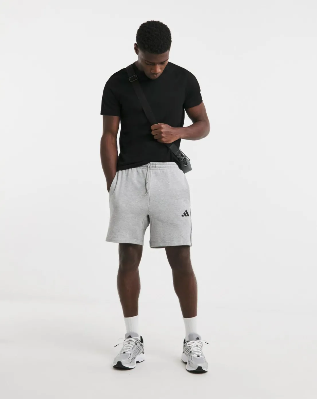 adidas 3 Stripes French Terry Shorts