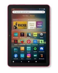 Amazon Fire HD 8 (2024) 8in 32GB Wi-Fi Tablet - Hibiscus