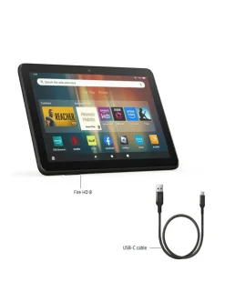 Amazon Fire HD 8 (2024) 8in 32GB Wi-Fi Tablet - Hibiscus
