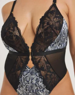 Ann Summers Rapturous Plunge Body Black