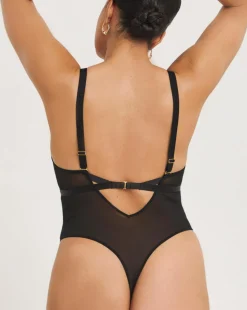 Ann Summers Rapturous Plunge Body Black