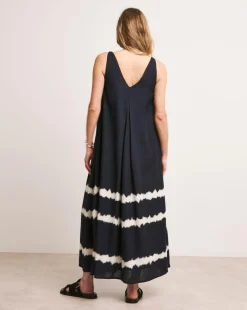 Anthology Linen Mix Pleat Dress