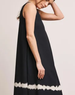 Anthology Linen Mix Pleat Dress