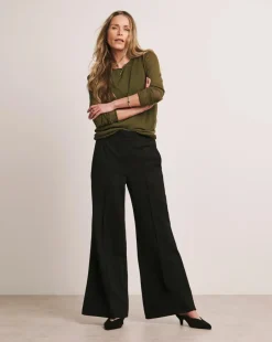 Anthology Ponte Pull On Wide Leg Trouser