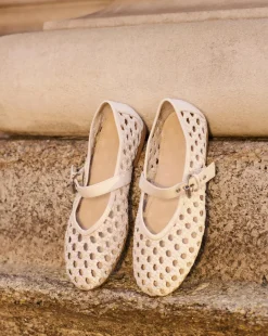 Anthology Valerian Leather Woven Mary Jane Ballerinas Standard D Fit