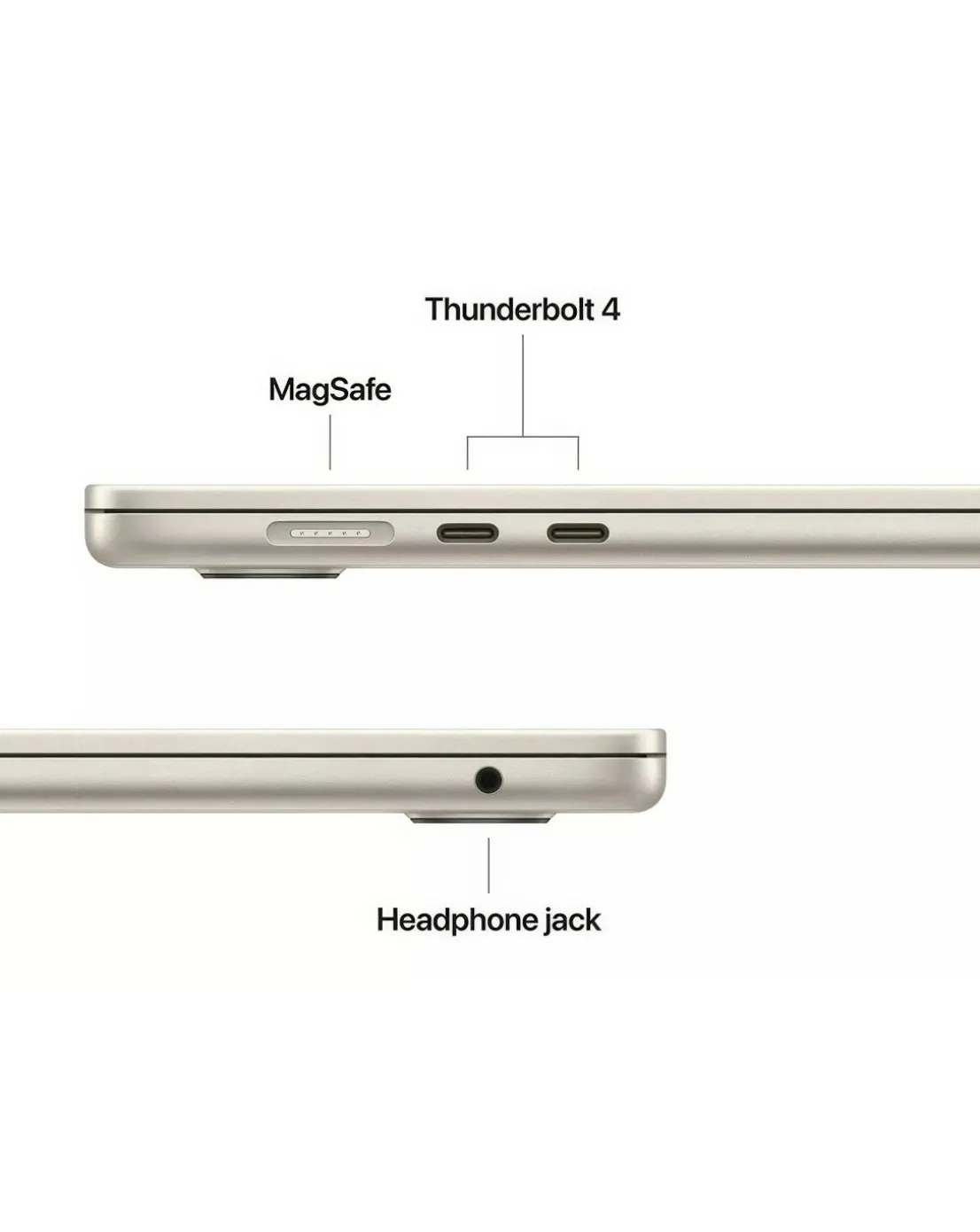 Apple MacBook Air (M4, 2025) 15in 10-Core CPU 10-Core GPU 16GB 256GB - Starlight