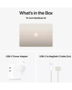 Apple MacBook Air (M4, 2025) 15in 10-Core CPU 10-Core GPU 16GB 256GB - Starlight