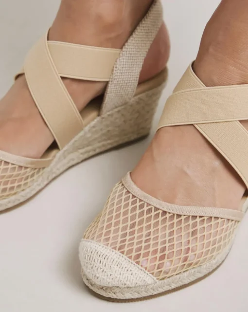 Appleton Wedged Closed Toe Espadrilles Extra Wide EEE Fit