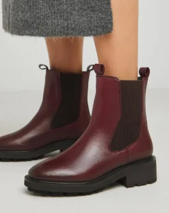 Avis Chunky Leather Chelsea Boots Wide E Fit