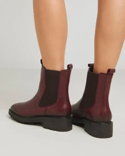 Avis Chunky Leather Chelsea Boots Wide E Fit
