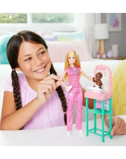 Barbie Baby Doctor Doll and Playset