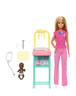 Barbie Baby Doctor Doll and Playset