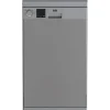 Beko DVS04020S Freestanding 10-place Slimline Dishwasher - Silver