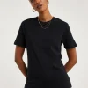 Black Crew Neck Short Sleeve T-shirt