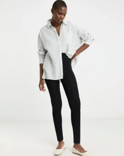 Black Jersey High Waisted Leggings