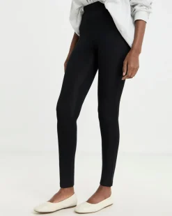 Black Jersey High Waisted Leggings