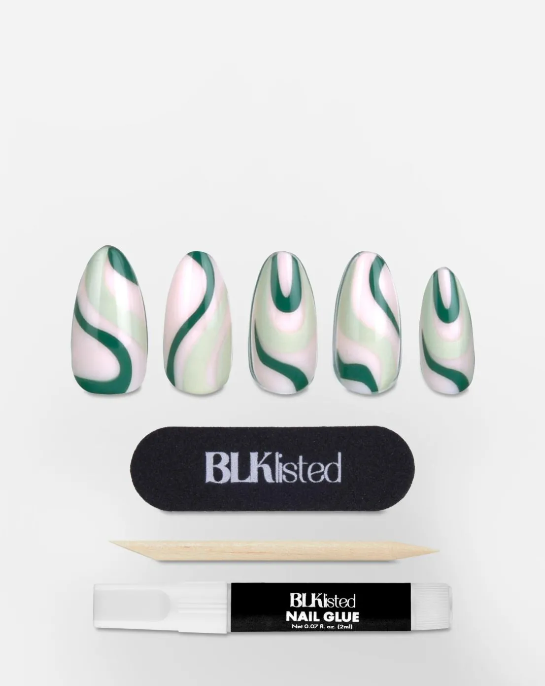 BLK Listed Instant Acrylic Nails, Swerve It