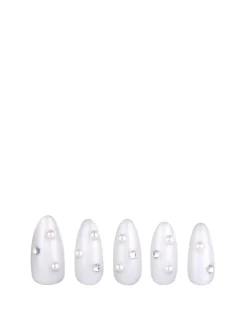 BLK Listed Instant Acrylic Nails, Iced Out