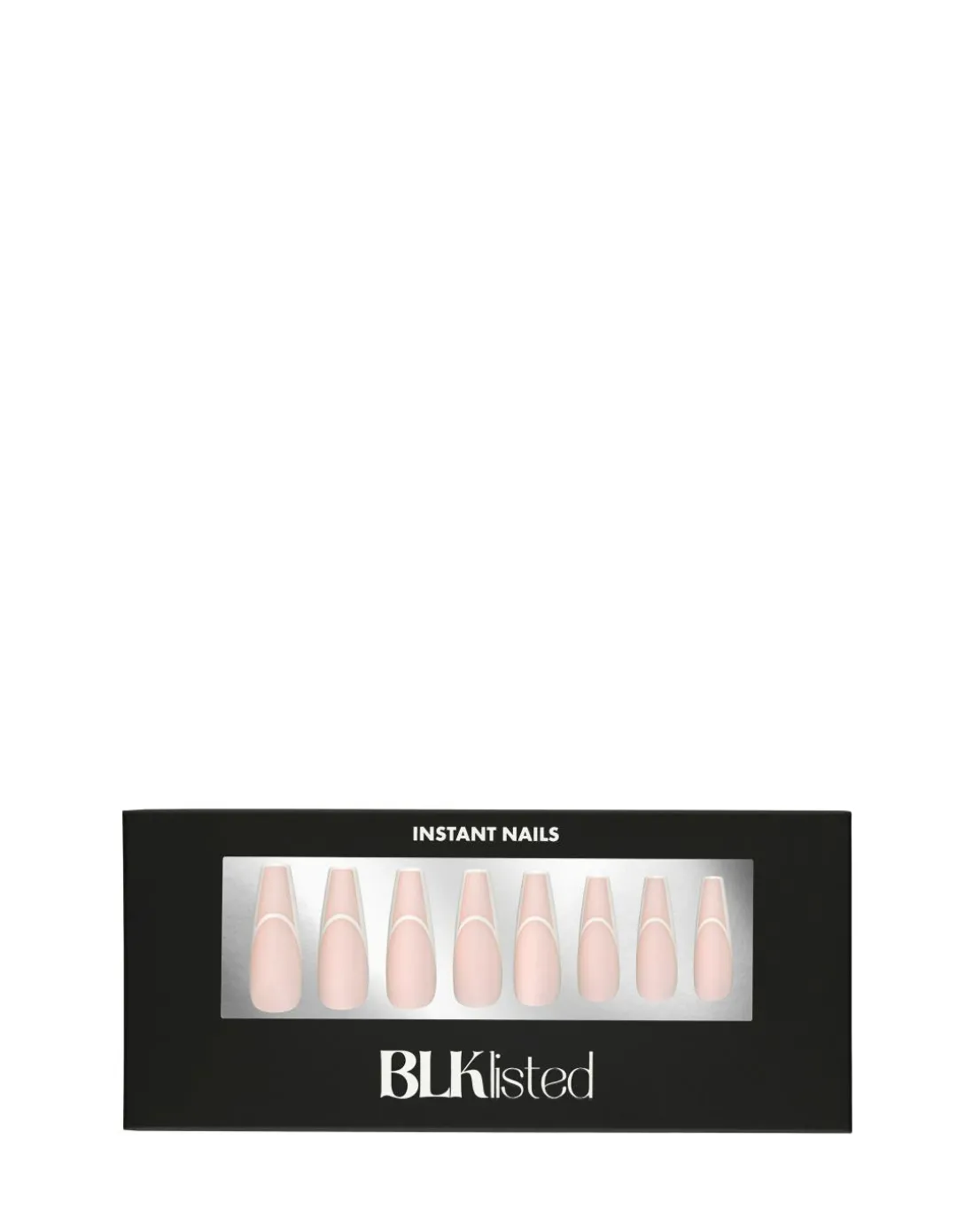 BLK Listed Instant Acrylic Nails Nude Outline
