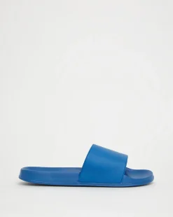 Blue Basic Sliders Wide Fit