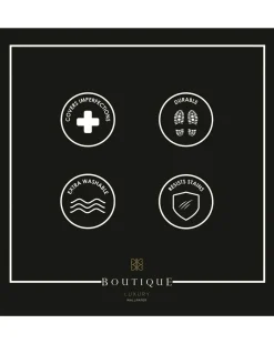 Boutique Refine Geo Navy & Gold Wallpaper