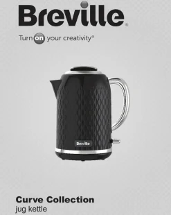 Breville VKT017 Curve Jug Black Kettle