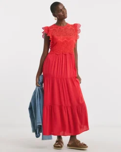 Broderie 2 - in - 1 Maxi Dress