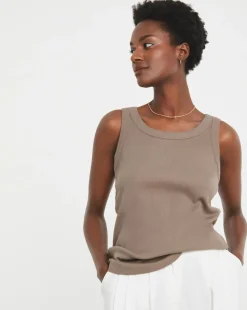Brown Racer Vest
