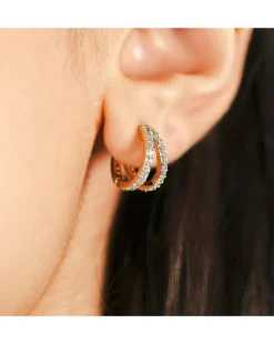 Buckley Duo Pave Hoop Set