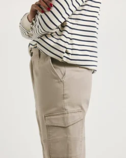 Camel Stretch Utility Tapered Chino Trousers