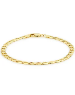 9 Carat Gold Flat Curb Bracelet