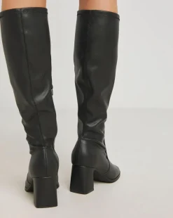 Chana Heeled Stretch Boots Extra Wide EEE Fit Curvy Plus/Extra Curvy Plus Calf