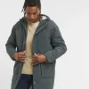 Charcoal Nylon Parka