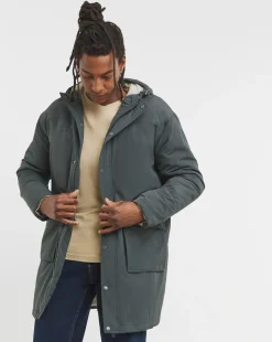Charcoal Nylon Parka