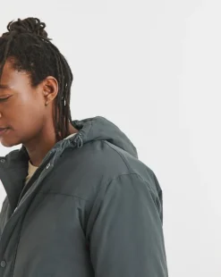 Charcoal Nylon Parka