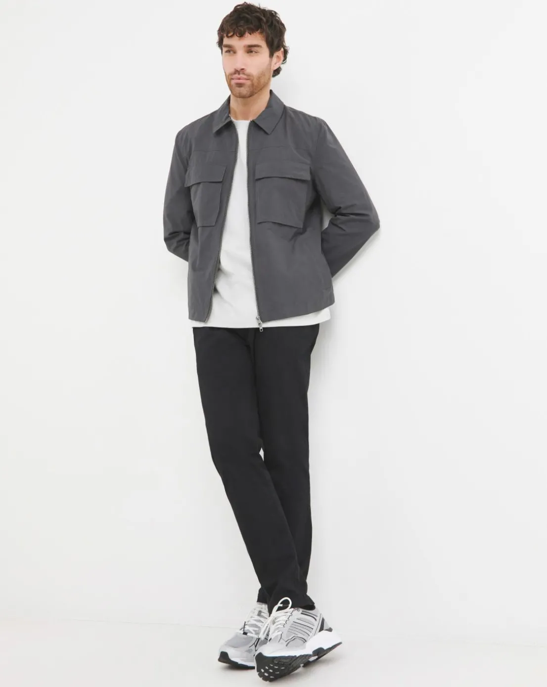 Charcoal Ripstop Lightweight Jacket