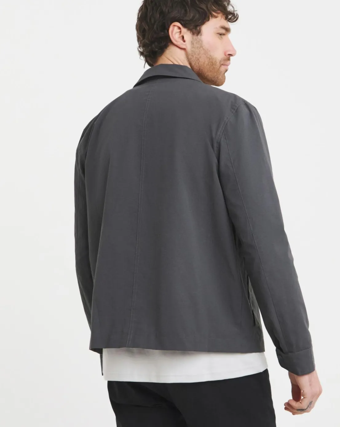 Charcoal Ripstop Lightweight Jacket