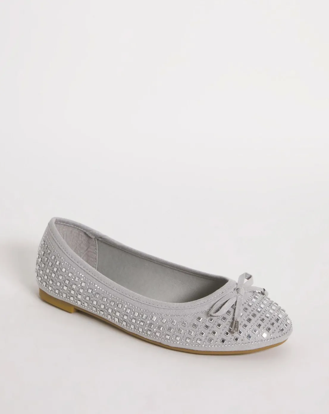 Charlize Embellished Ballerina Shoes Wide E Fit Simply Comfort