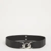 Chunky Buckle Waist Stretch Belt