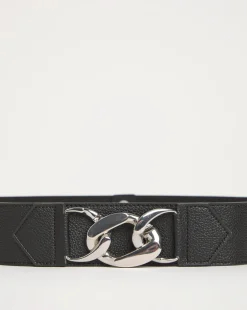Chunky Buckle Waist Stretch Belt