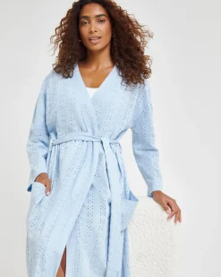 Cotton Jersey Broderie Gown