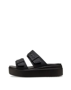 Crocs Brooklyn Low Wedge Slider Sandals