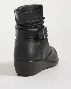 Cushion Walk Ankle Boot Wide E Fit