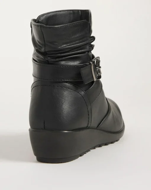 Cushion Walk Ankle Boot Wide E Fit