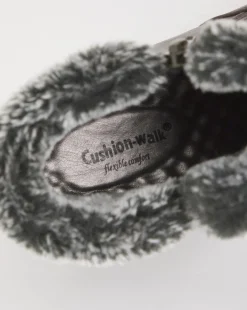 Cushion Walk Faux Fur Ankle Boot Extra Wide EEE Fit
