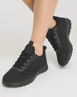 Cushion Walk Lace Up Trainers EEEEE Fit